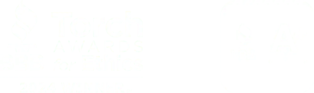 BBB Torch Awards for Ethics 2024 Winner and BBB Accredited Business A+ Rating