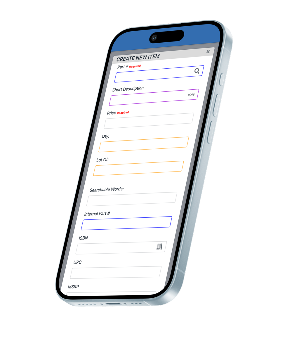 Create new items on KiipList dashboard on the app